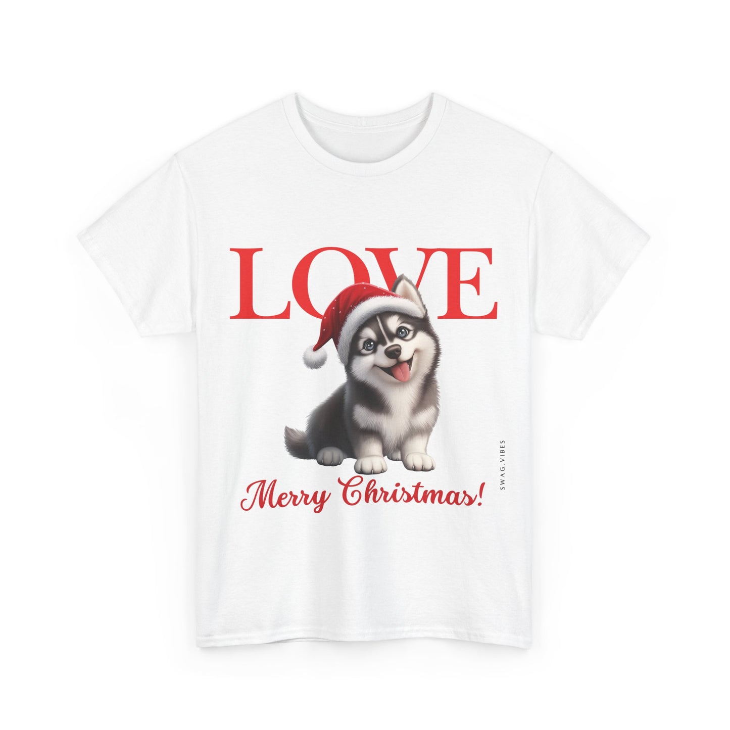 Love: White Swag Vibes Christmas Graphic Tee