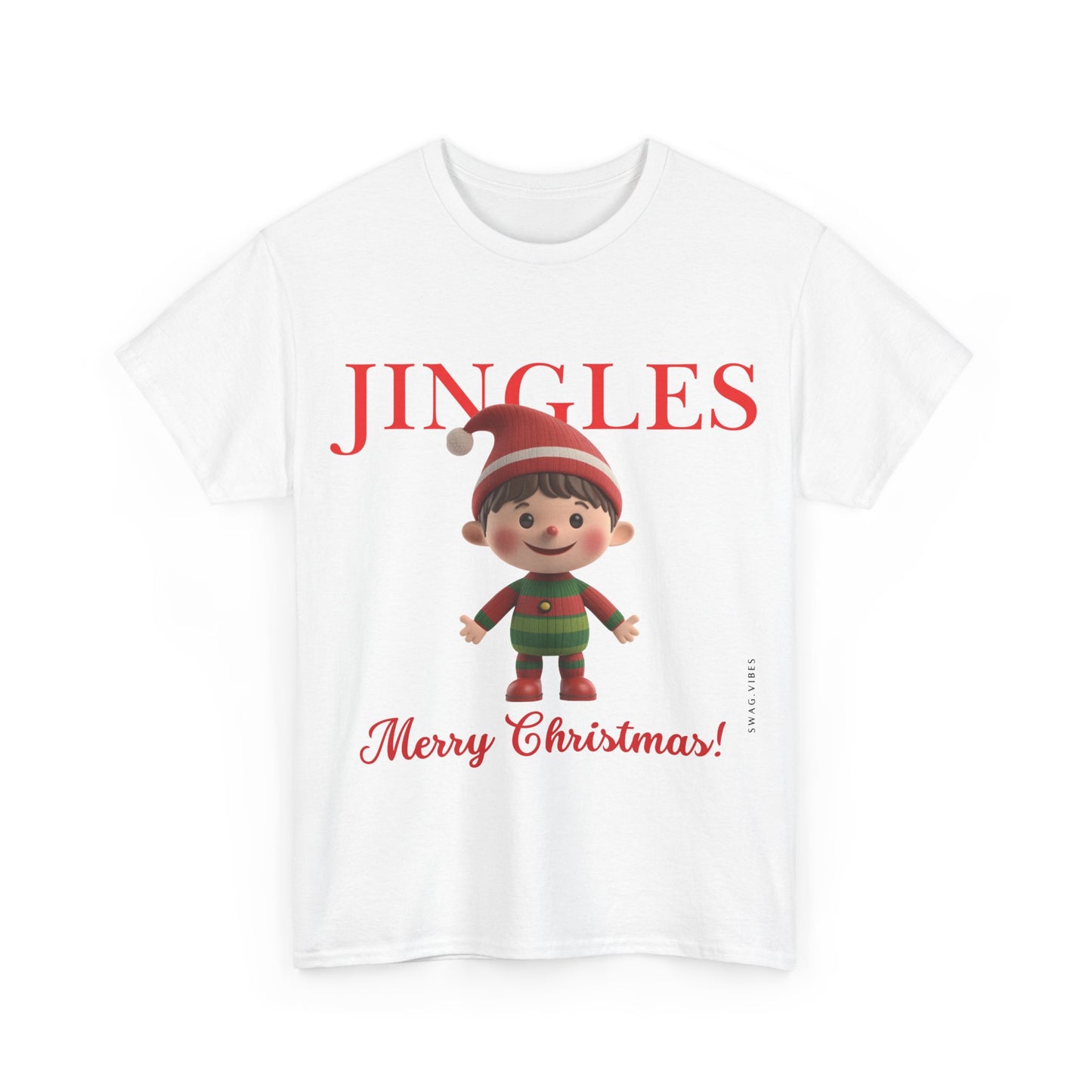 Jingles : White Swag Vibes Christmas Graphic Tee