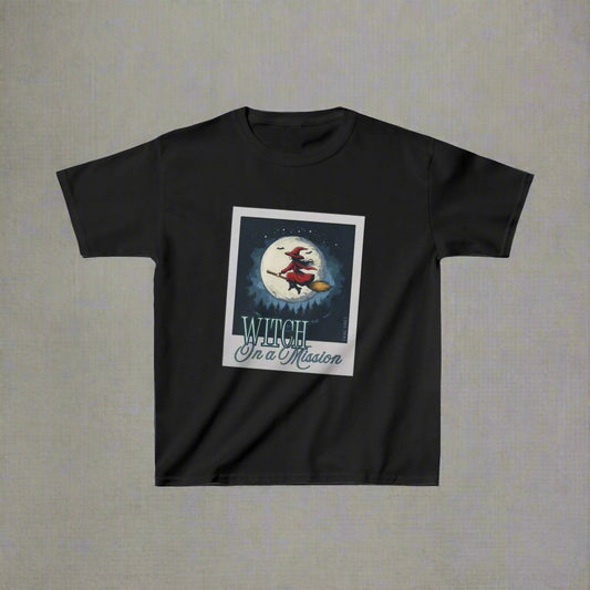 Witch on a Mission : Halloween Kids T-Shirt