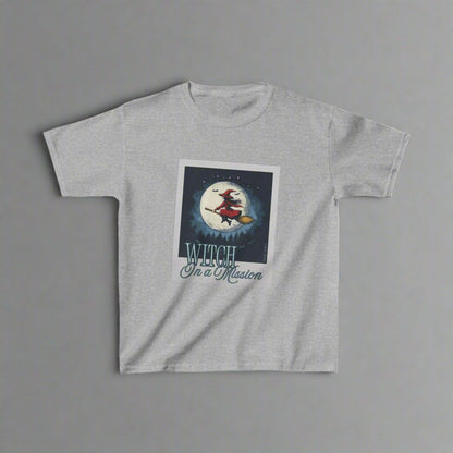 Witch on a Mission : Halloween Kids T-Shirt