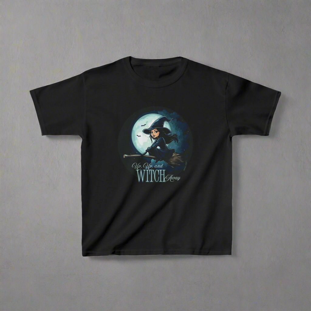 Up Up and Witch Away: Halloween  Kids T-Shirt