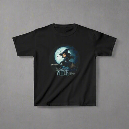 Up Up and Witch Away: Halloween  Kids T-Shirt
