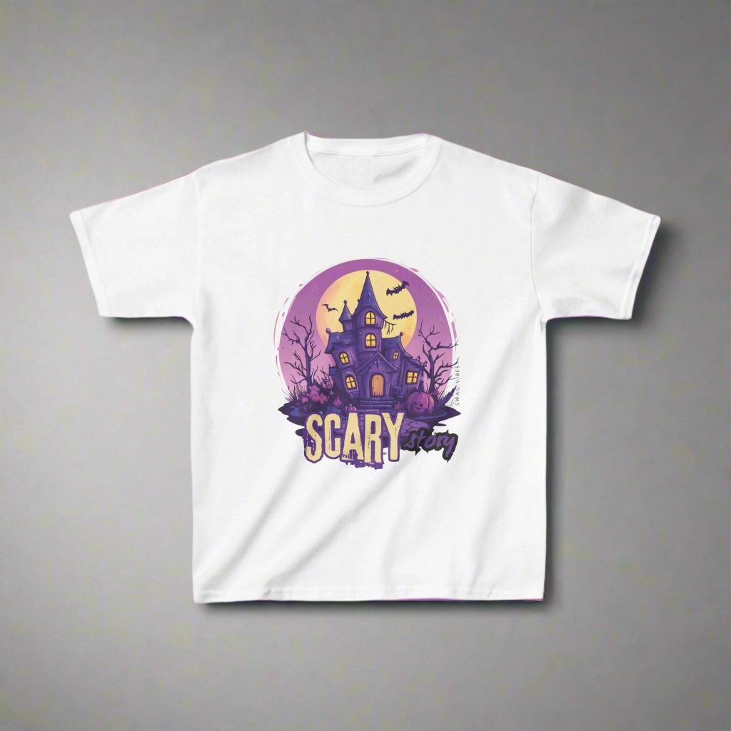 Scary Story - Halloween Kids Graphic T-Shirt