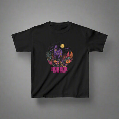 Horror Lives In Here:  Halloween Kids T-Shirt