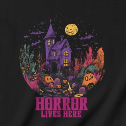 Horror Lives In Here:  Halloween Kids T-Shirt