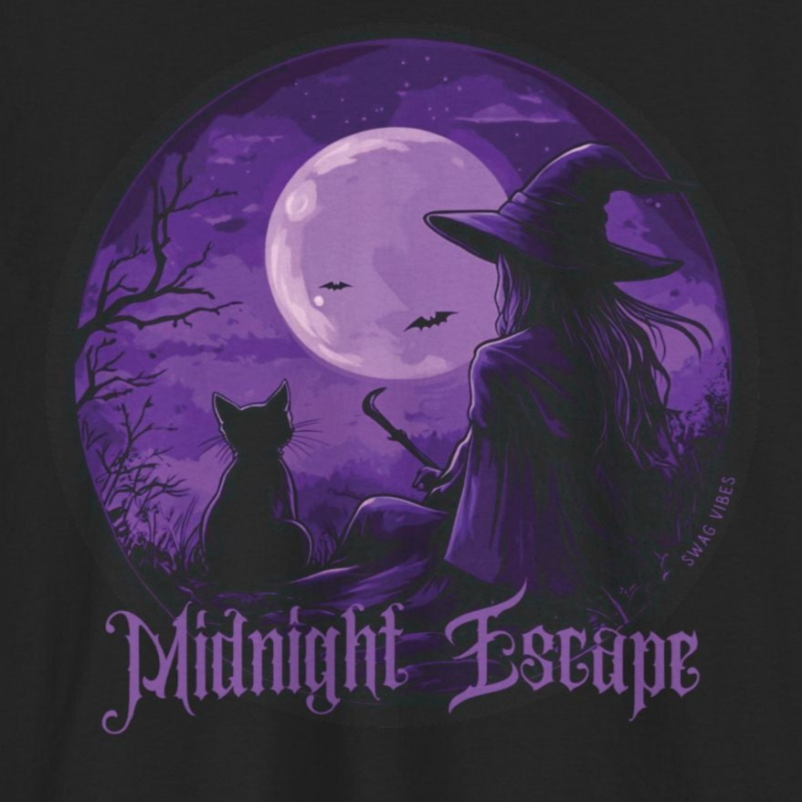 Midnight Escape : Swag Vibe’s Unique Graphic Tee