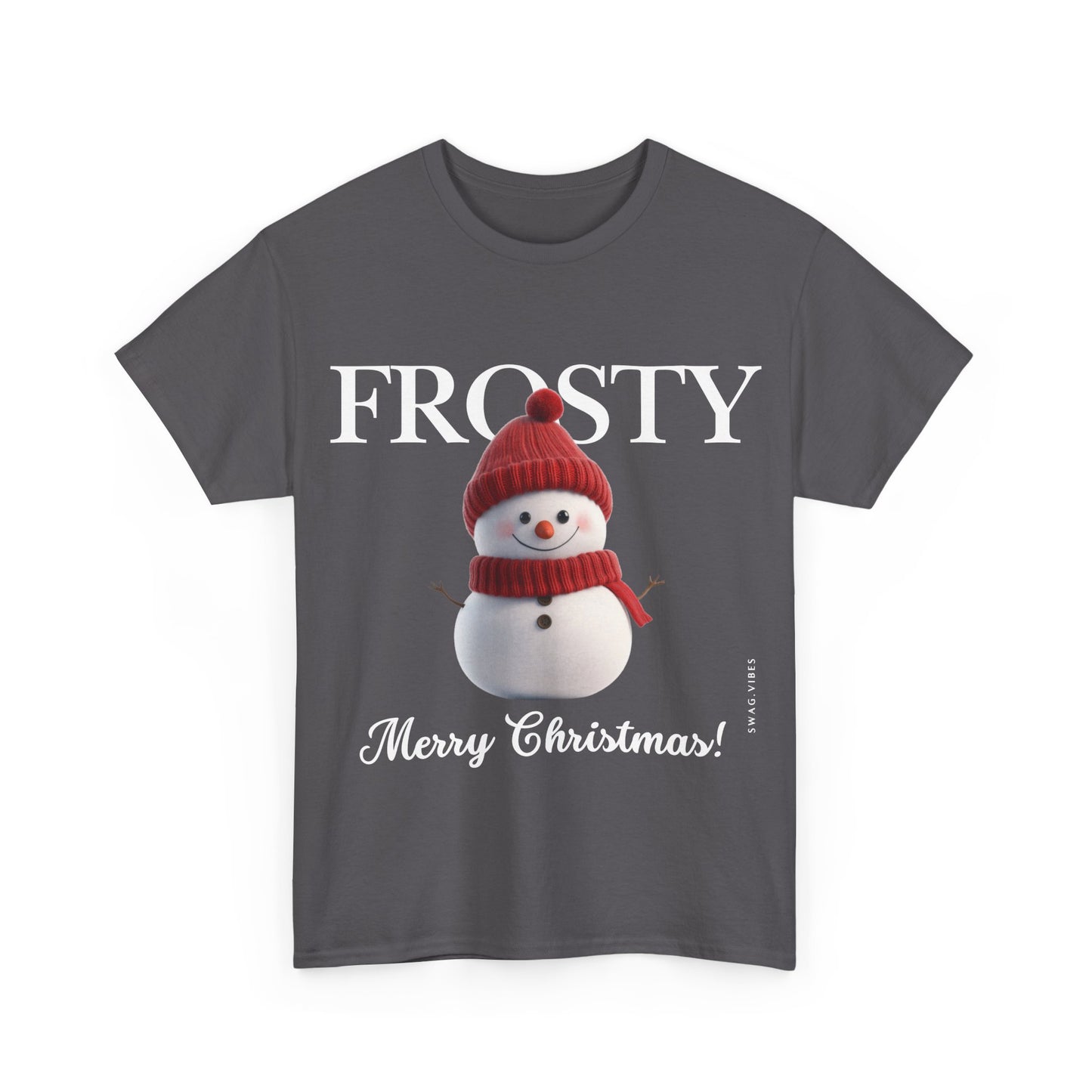 Frosty The Snow Man - Red : Swag Vibes Christmas Graphic Tee